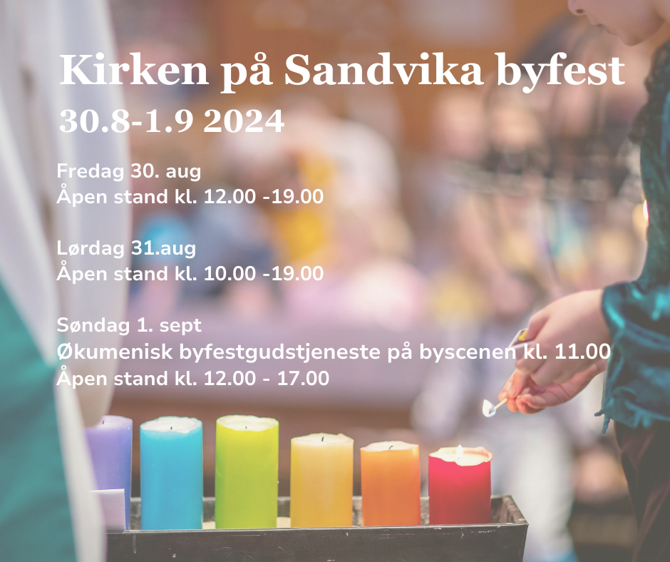 informasjonsplakat, kirkens deltagelse i byfesten